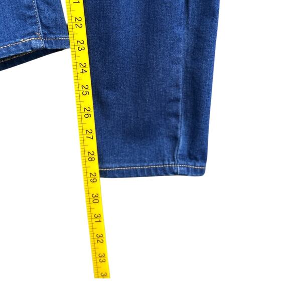 Old Navy Rockstar Blue Five Pocket Denim Button Casual Jeans Size 16 Regular - Picture 7 of 7
